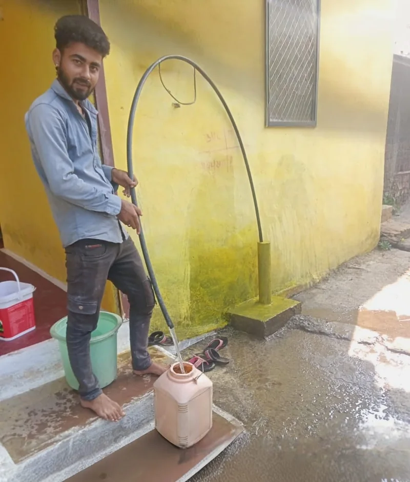 घर-घर पहुंचा नल का जल, मटयाई के 128 परिवारों को मिली पेयजल सुविधा